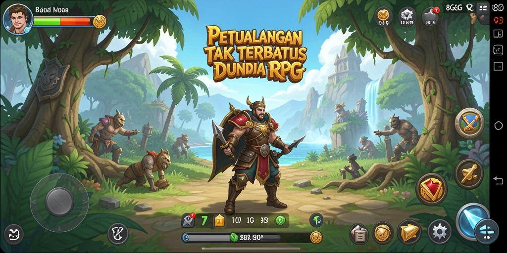 Gameplay RPG yang mendebarkan dan penuh petualangan.