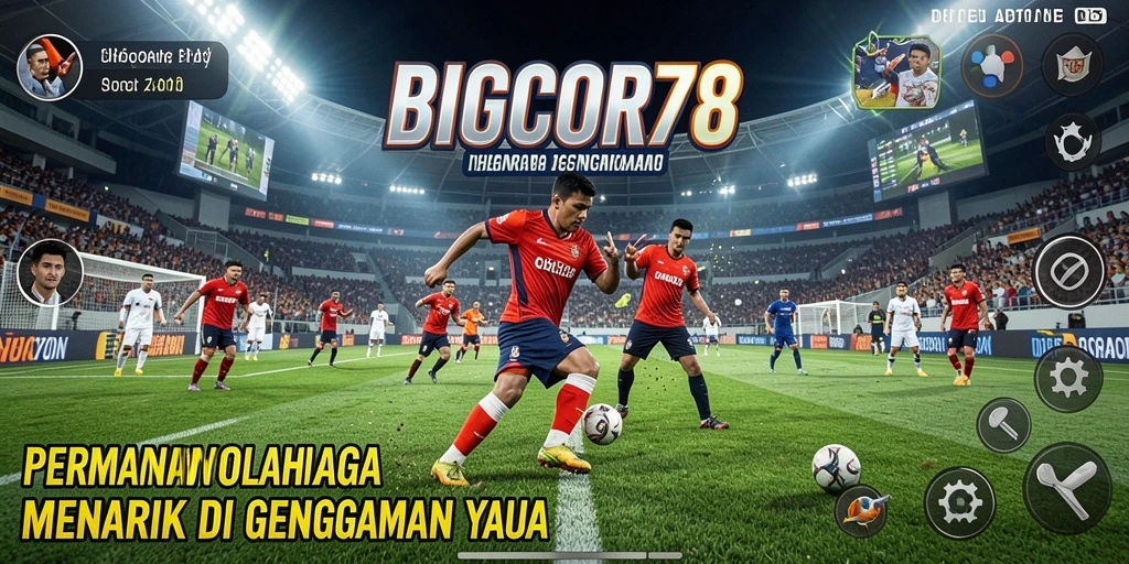 Tampilan gameplay <strong>BIGCOR78</strong> yang menegangkan dengan aksi olahraga seru.