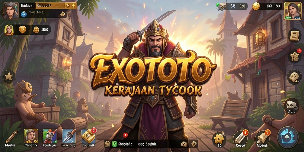 Tampilan menarik gameplay <strong>EXOTOTO</strong> yang penuh strategi Tycoon.