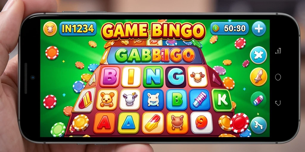 Tangkapan layar permainan Bingo IN1234 yang menunjukkan intensitas dan keseruan gameplay.