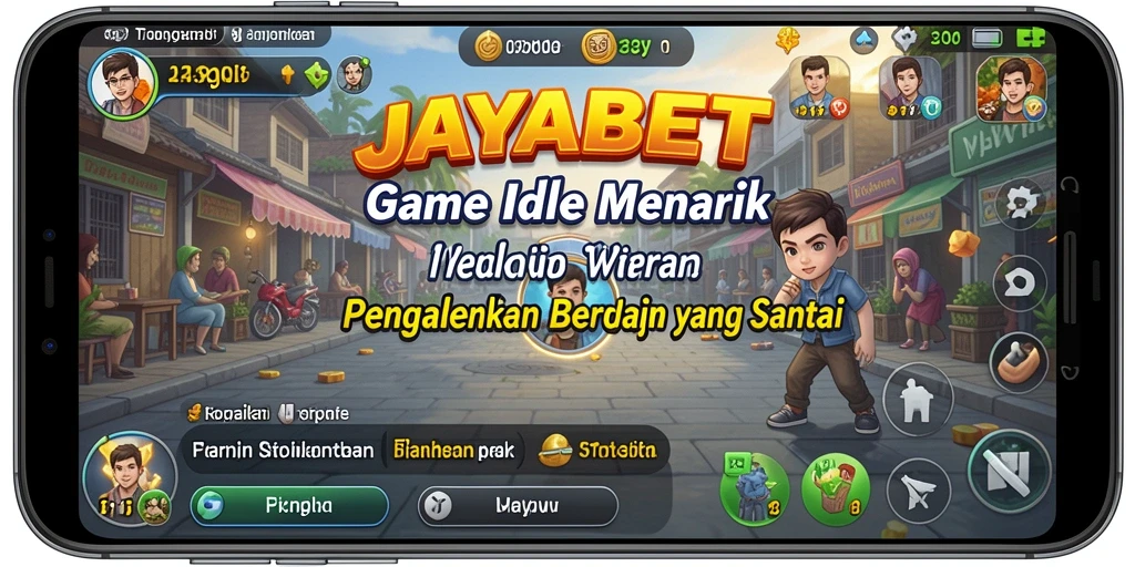 Screenshot JAYABET menampilkan gameplay Idle yang menarik dan interaktif.