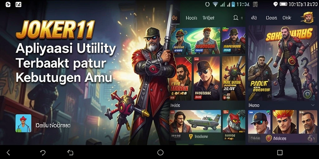 Tampilan antarmuka utama JOKER11 yang intuitif dan efisien.