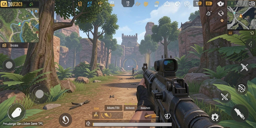 Tampilan gameplay seru dan aksi tembak-menembak di MADU303.