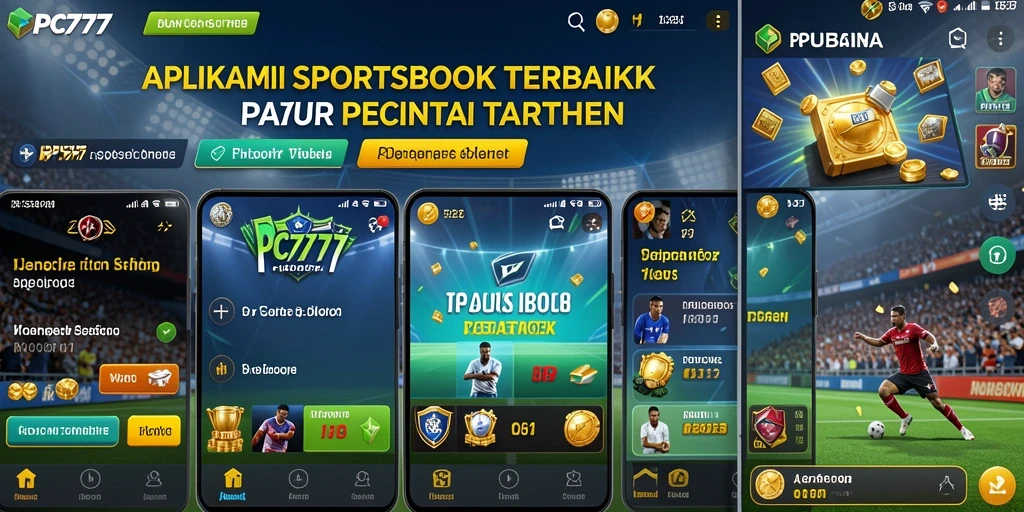 Tampilan gameplay PC777 dengan berbagai opsi taruhan olahraga.