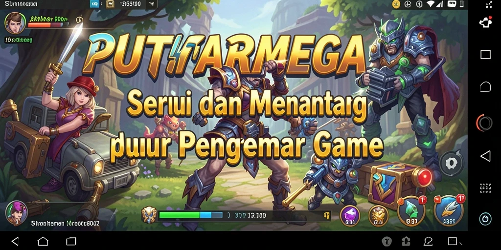 Tangkapan layar PUTARMEGA menampilkan strategi cerdas dalam pertempuran yang seru.