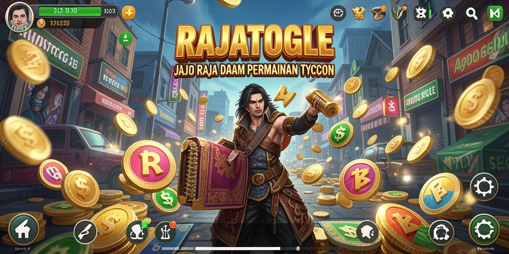 Menampilkan gameplay seru dan strategi dalam RAJATOGEL.