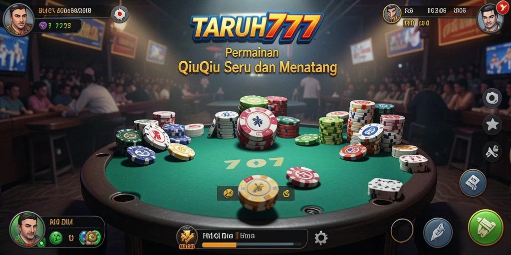 Screenshot gameplay QiuQiu TARUH777 yang seru.